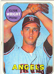 1969 Topps Baseball Cards      583     Clyde Wright RC